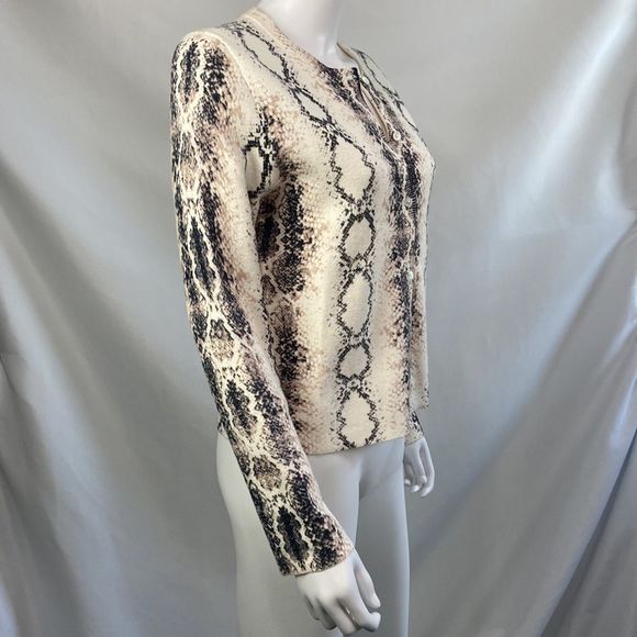 Maje Snake Print NWT Cardigan - Picture 8 of 16
